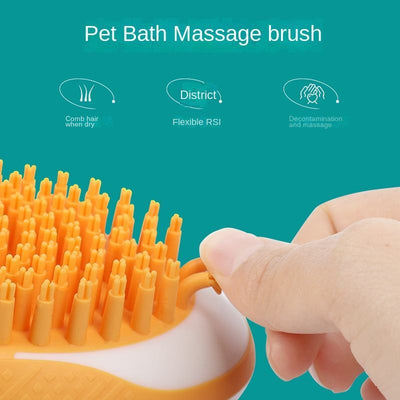 Dog & Cat SPA Brush – 2-in-1 Silicone Groomer