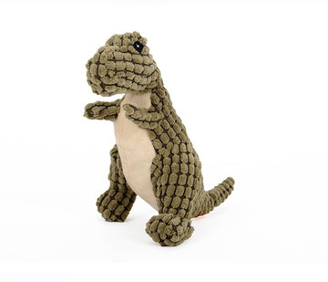 Dinosaur Plush Dog Chew Toy