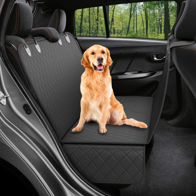 Dog Car Seat Cover Hammock with Mesh View