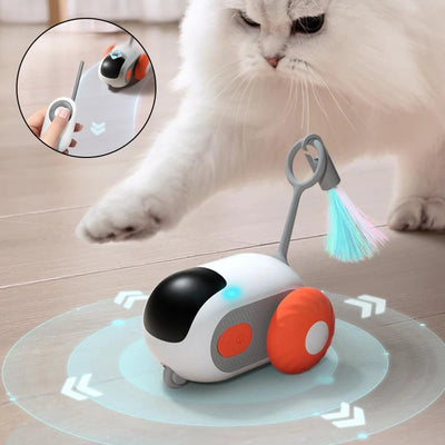 RC Interactive Cat Car Toy – USB Charging Self-Moving