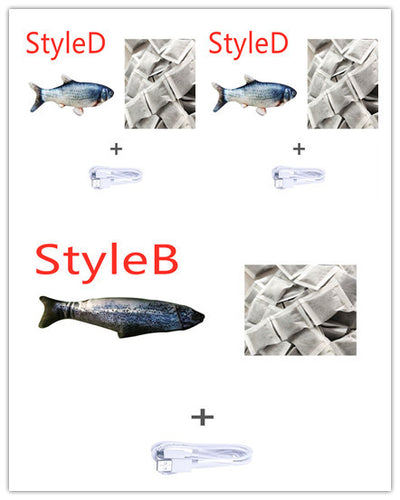 No-Catnip Electric Jumping Fish