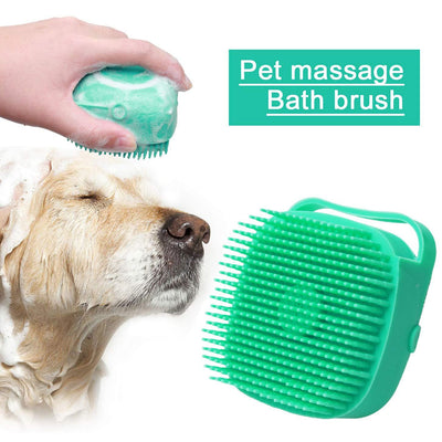 Soft Silicone Pet Bath & Massage Brush