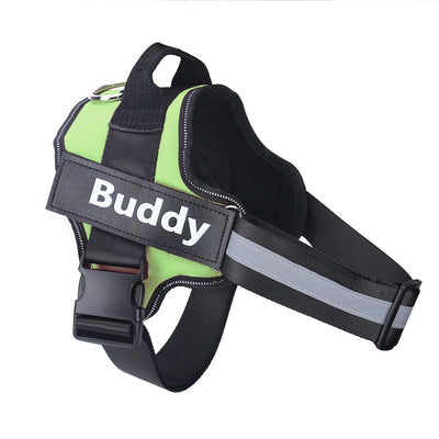 No-Pull Reflective Adjustable Dog Harness – Personalized Custom Patch