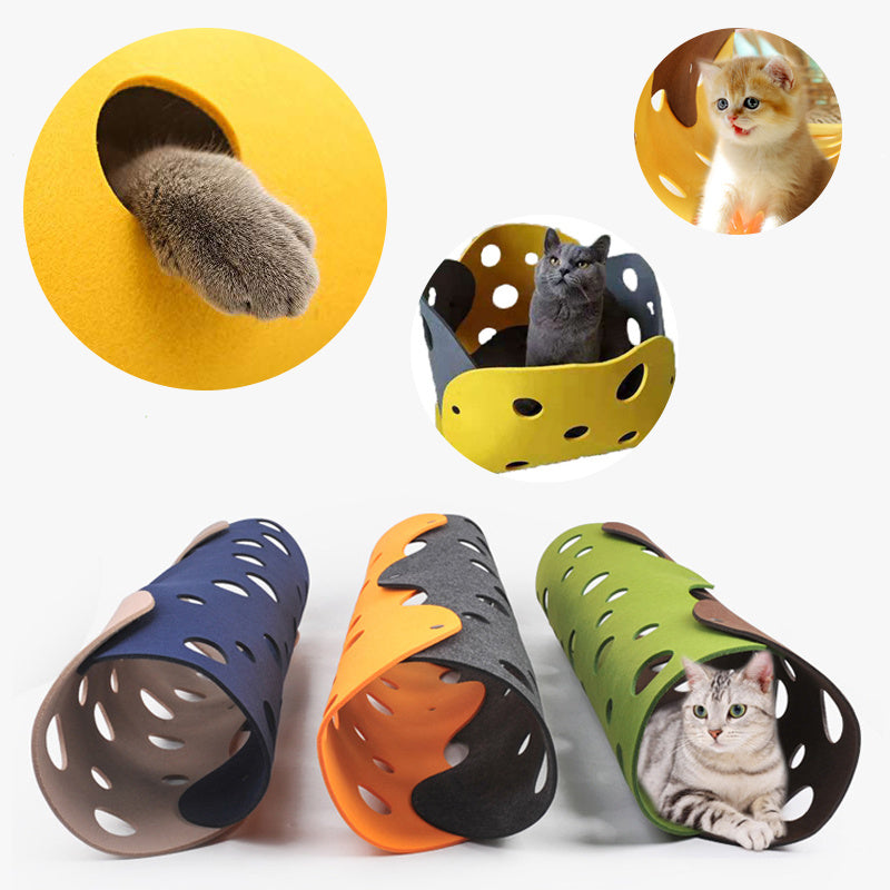 Collapsible Cat Tunnel & Toy House