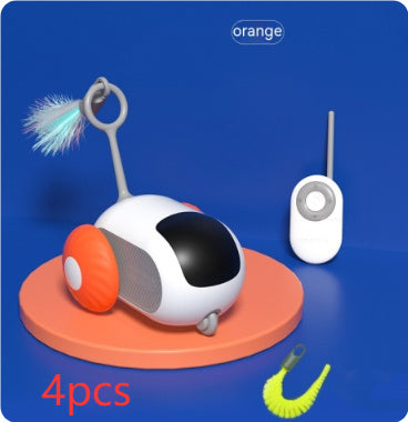 RC Interactive Cat Car Toy – USB Charging Self-Moving