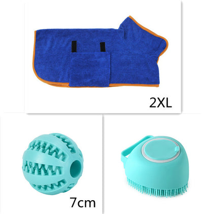 Silicone Dog & Cat Bath Massage Gloves – Grooming Brush