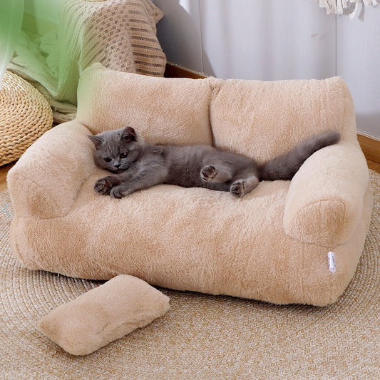 Luxury Winter Cat Bed Sofa