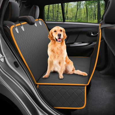 Dog Car Seat Cover Hammock with Mesh View
