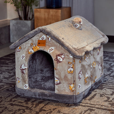 Foldable Dog House – Warm Cat & Dog Bed