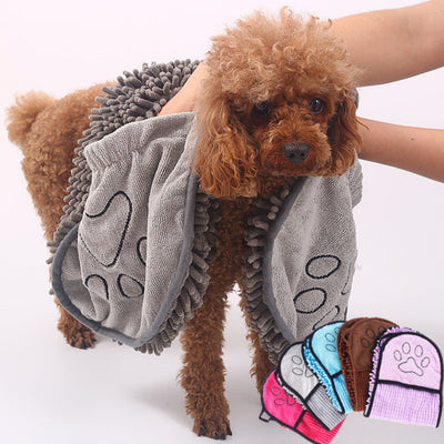 Super Absorbent Pet Bath Towel – Quick-Dry for Dogs & Cats