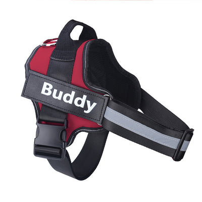 No-Pull Reflective Adjustable Dog Harness – Personalized Custom Patch