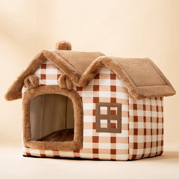 Foldable Dog House – Warm Cat & Dog Bed