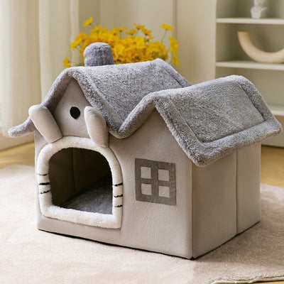 Foldable Dog House – Warm Cat & Dog Bed