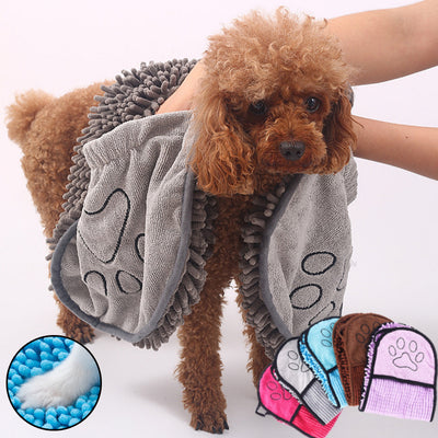 Super Absorbent Pet Bath Towel – Quick-Dry for Dogs & Cats