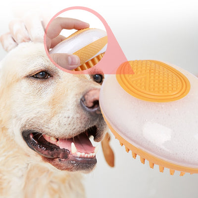 Dog & Cat SPA Brush – 2-in-1 Silicone Groomer