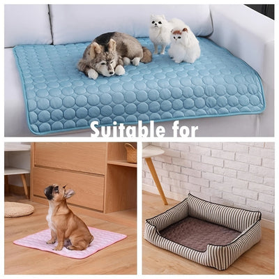 Dog Cooling Mat – Summer Cold Bed for Pets