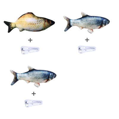 No-Catnip Electric Jumping Fish