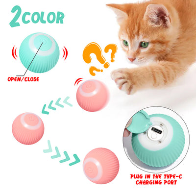 Automatic Cat Rolling Ball Toy