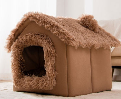 Foldable Dog House – Warm Cat & Dog Bed
