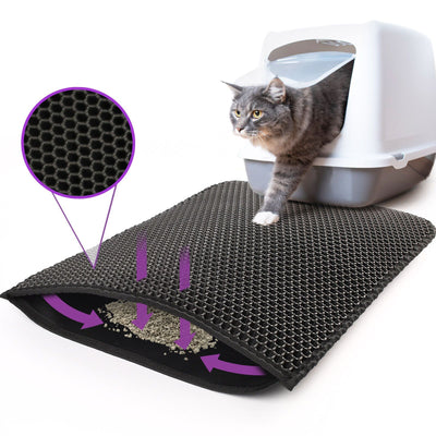 Double-Layer Honeycomb Litter Mat