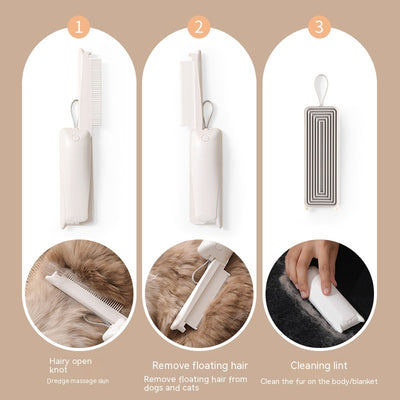 Pet Hair Removal & Grooming Brush