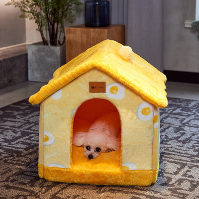 Foldable Dog House – Warm Cat & Dog Bed