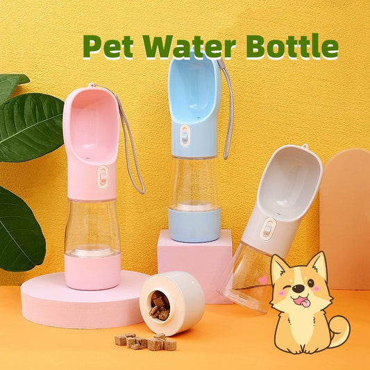 Portable Pet Dog Water Bottle & Bowl