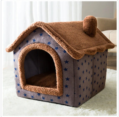 Foldable Dog House – Warm Cat & Dog Bed