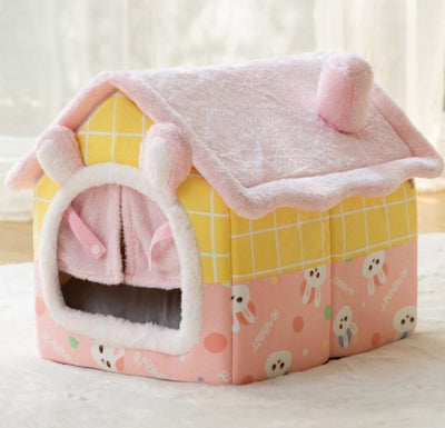 Foldable Dog House – Warm Cat & Dog Bed