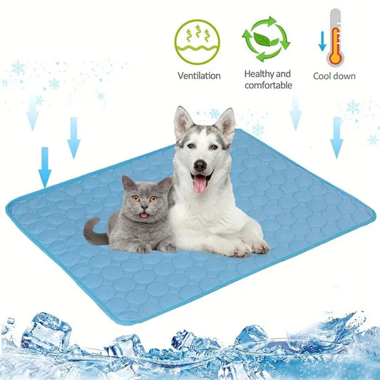Dog Cooling Mat – Summer Cold Bed for Pets