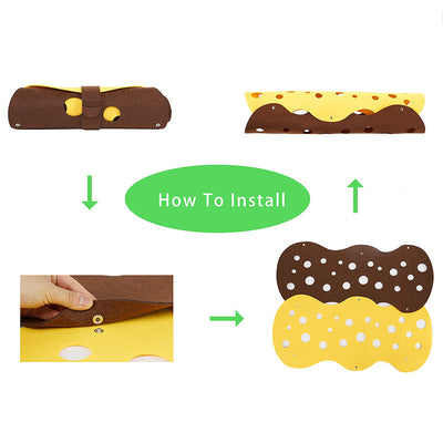 Collapsible Cat Tunnel & Toy House