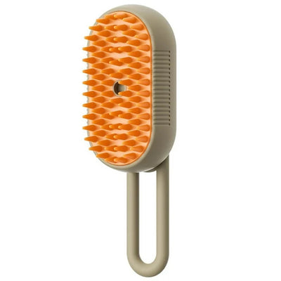 3-in-1 Electric Pet Steam Brush – Cat & Dog Grooming Comb
